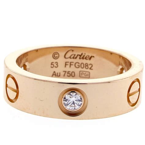 cartier pinky ring - cartier love interlocking ring.